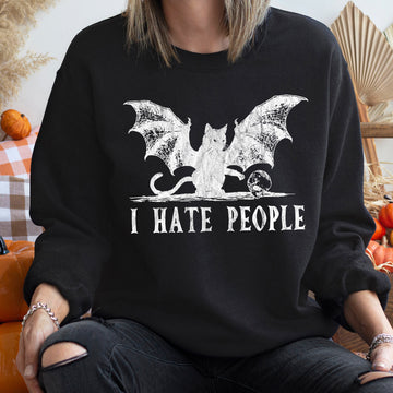 I Hate People Vintage Halloween Sweatshirt