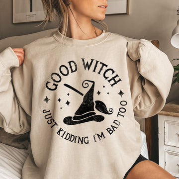 Good Witch Halloween Sweatshirt