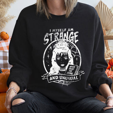 Strange And Unusual Vintage Halloween Sweatshirt