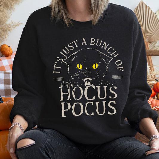 Hocus Pocus Cat Halloween Sweatshirt