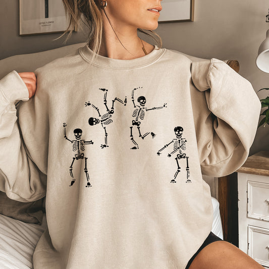 Jumping Skeletons Halloween Sweatshirt