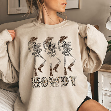 Howdy Leopard Halloween Sweatshirt