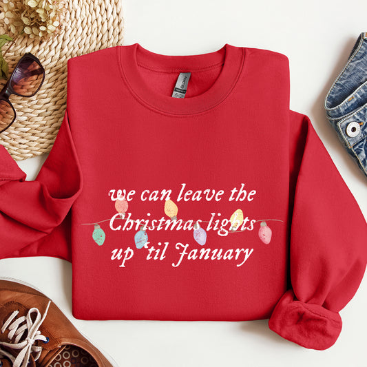 We Can Leave The Christmas Lights Up, Concert Tour, Swiftie Sweatshirt