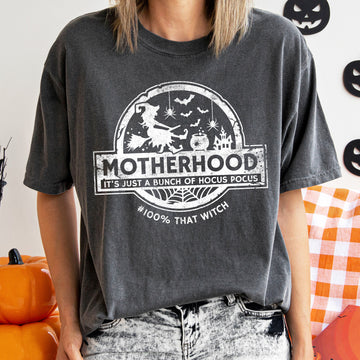 Witch Motherhood Vintage Halloween T-shirt