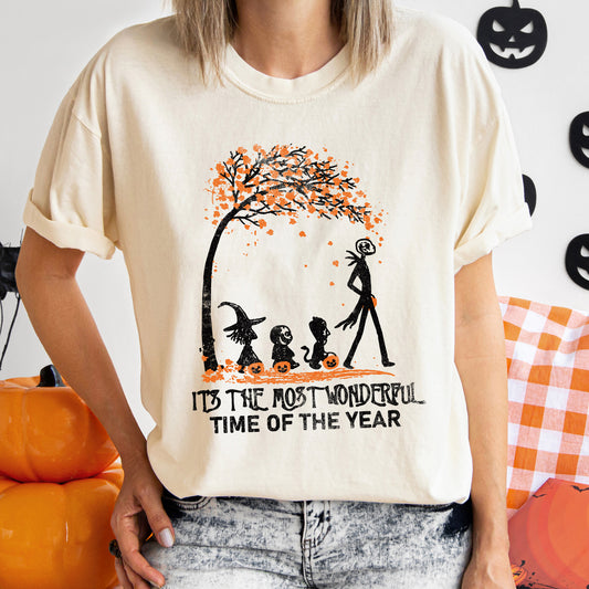 Orange Tree Vintage Halloween Comfort Colors Tshirt