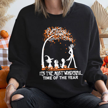 Orange Tree Vintage Halloween Sweatshirt