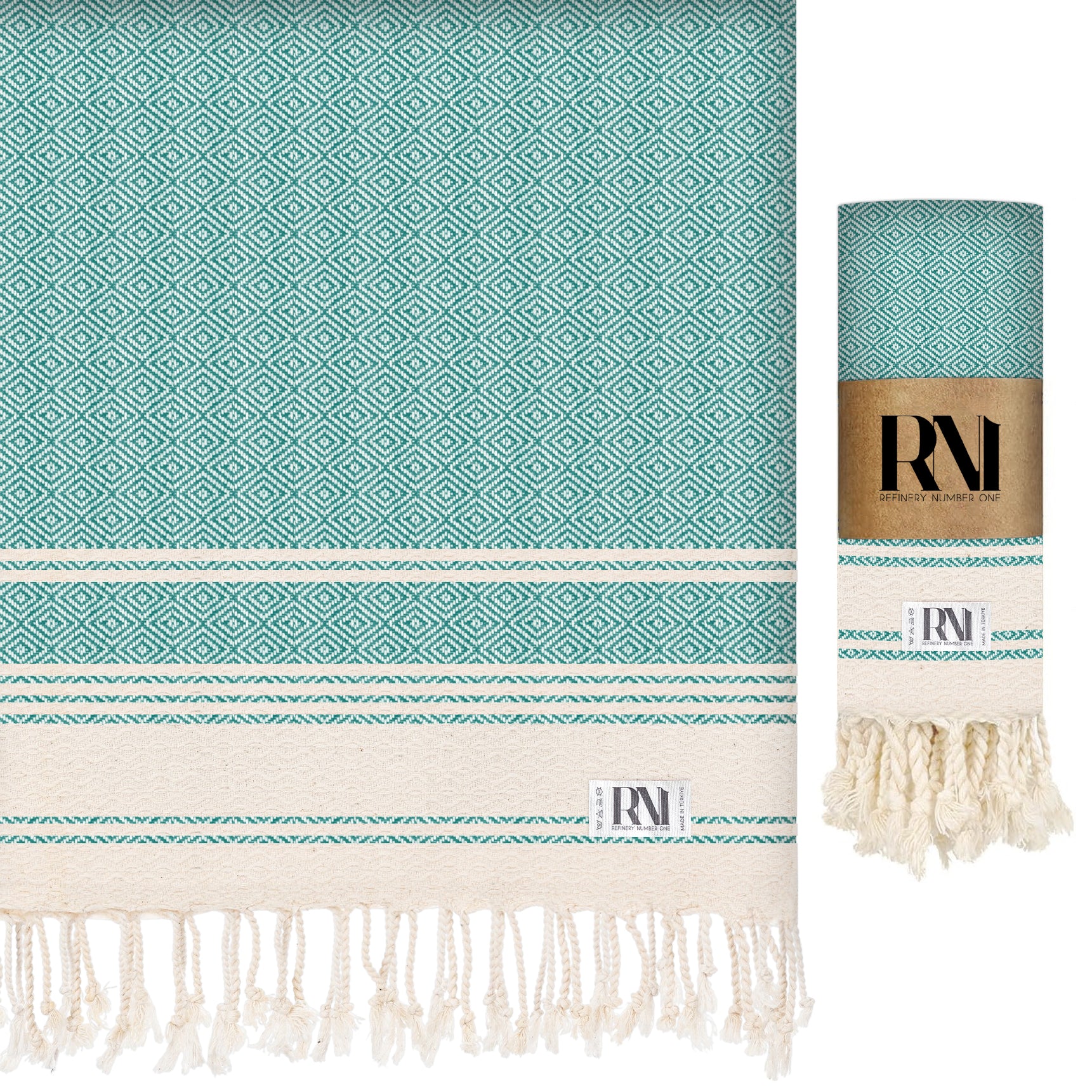 Ottoman Diamond Turkish Peshtemal Bath Towel