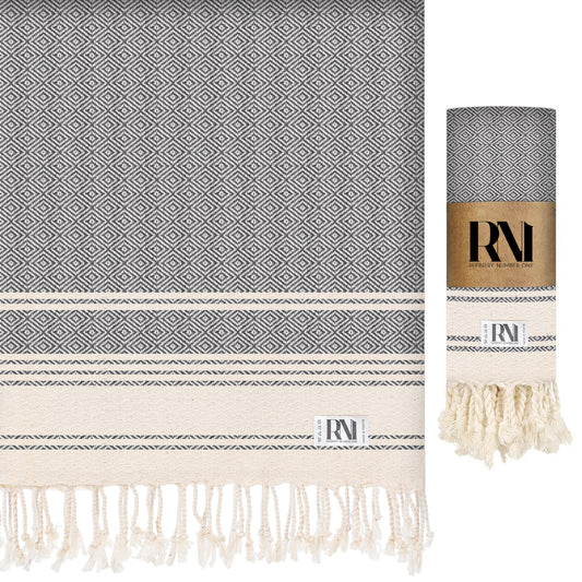 Ottoman Diamond Turkish Peshtemal Bath Towel