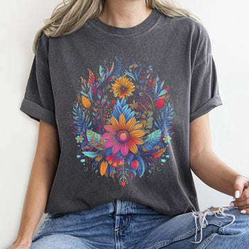 Retro Floral Festival T-shirt