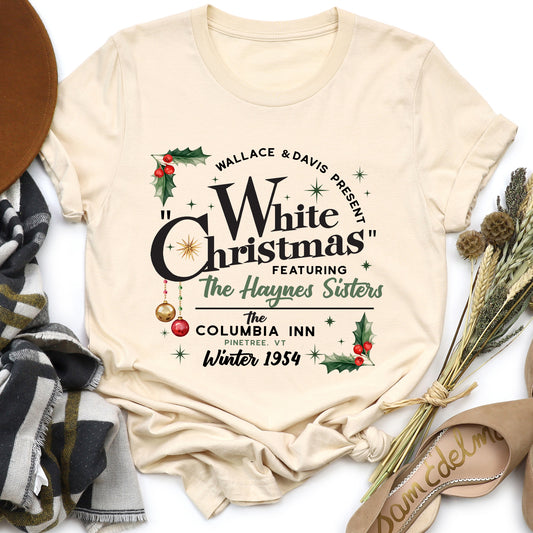 White Christmas Movie Poster, Super Soft Tshirt, Classic, Musical