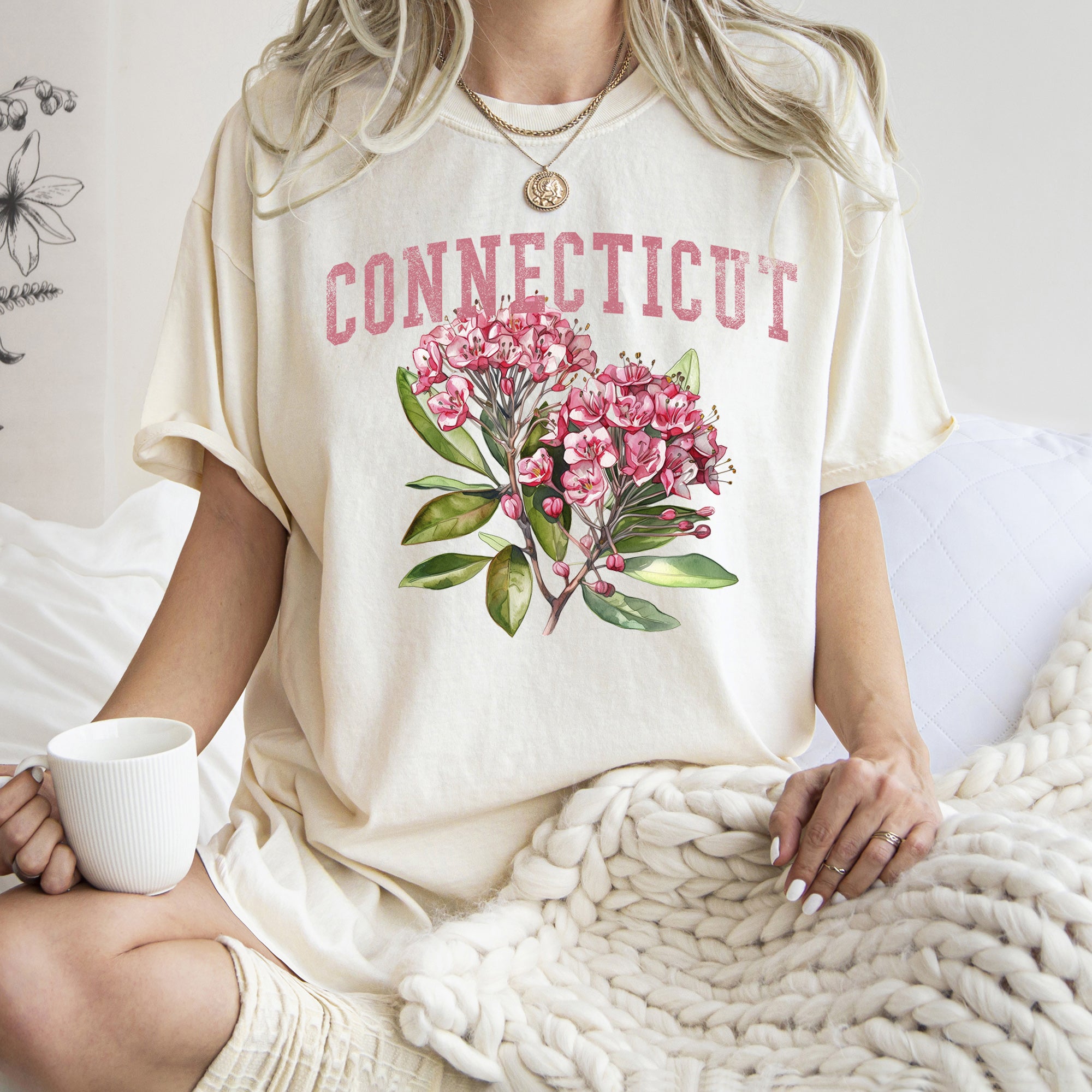 Connecticut State Flower T-shirt