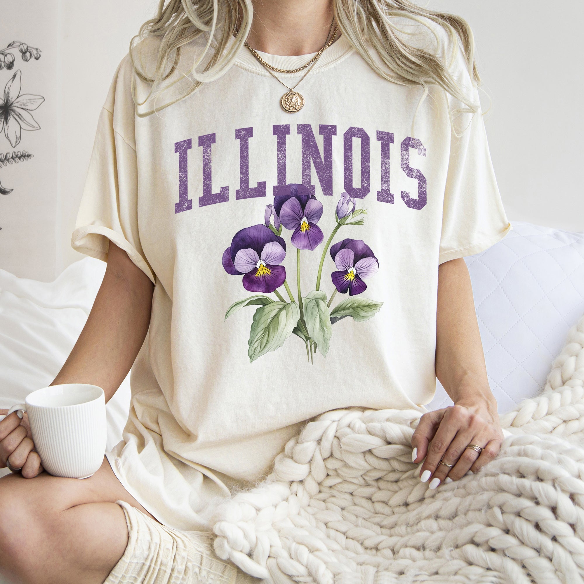 Illinois State Flower T-shirt