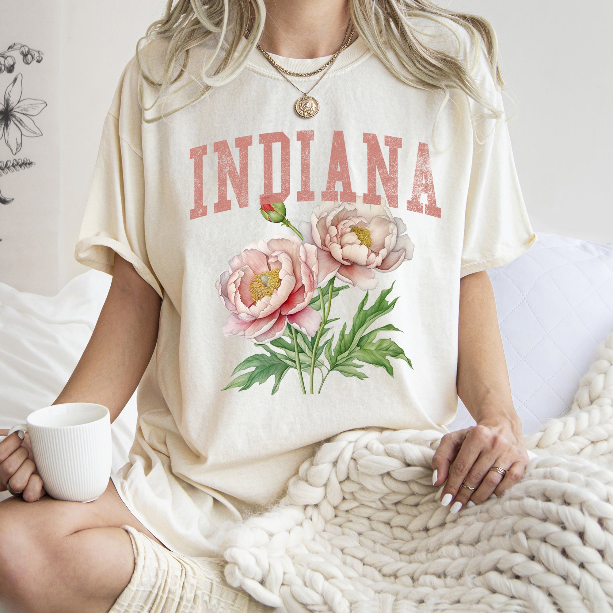 Indiana State Flower T-shirt
