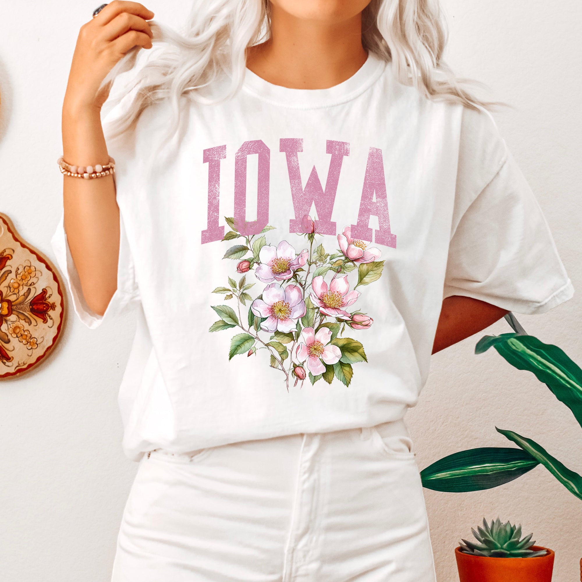 Iowa State Flower T-shirt