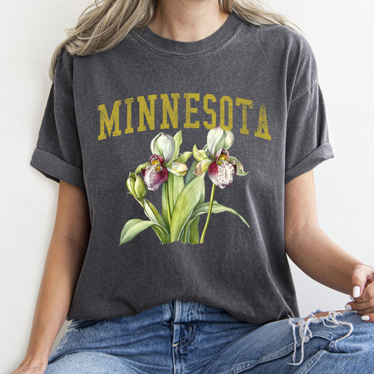 Minnesota State Flower Comfort Colors Tshirt