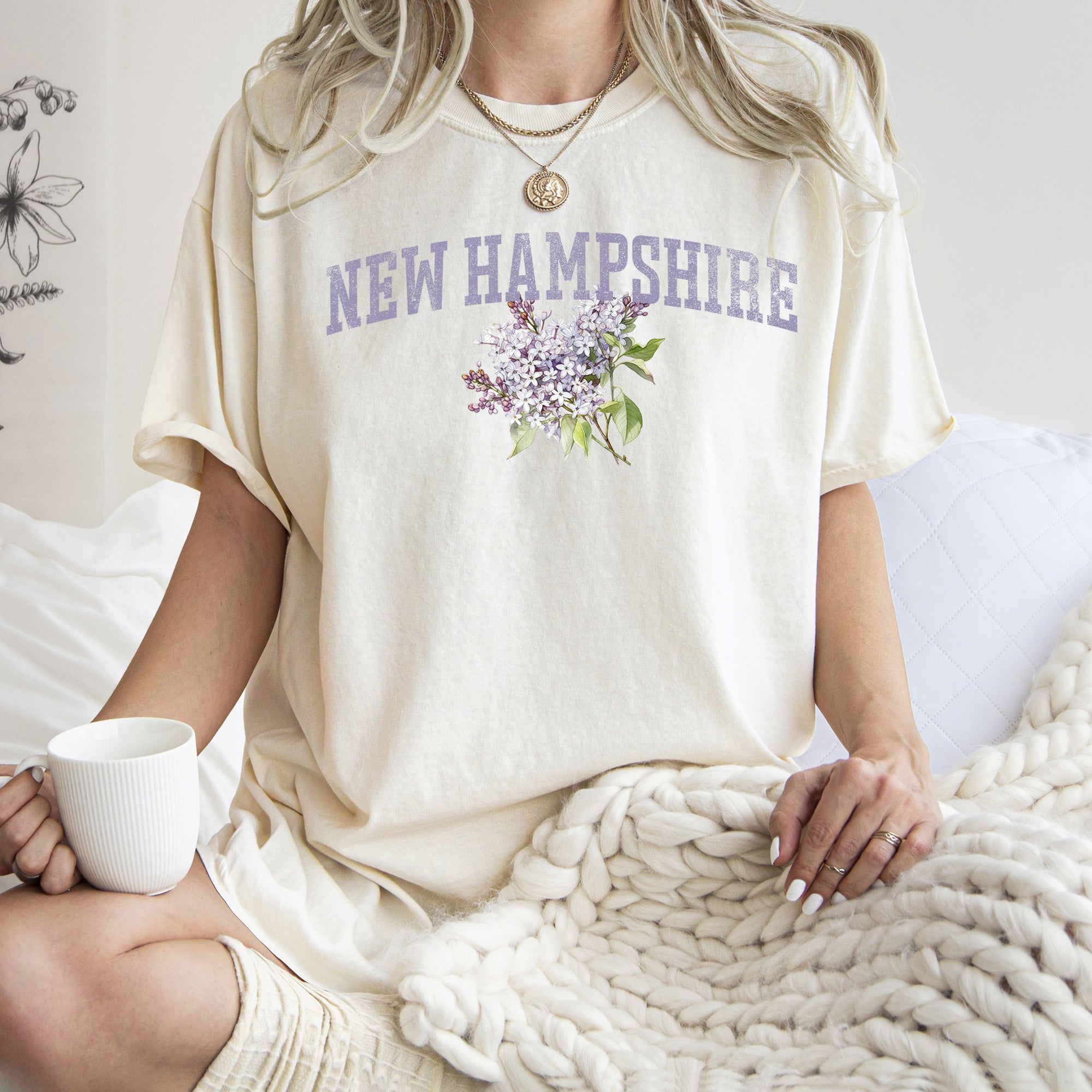 New Hampshire State Flower T-shirt