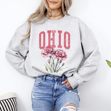 Ohio State Flower Sweatshirt