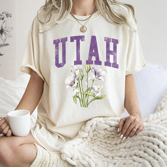 Utah State Flower Comfort Colors Tshirt