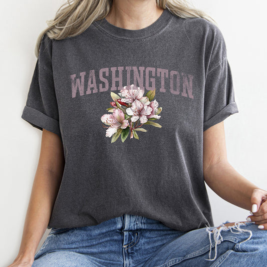 Washington State Flower Comfort Colors Tshirt