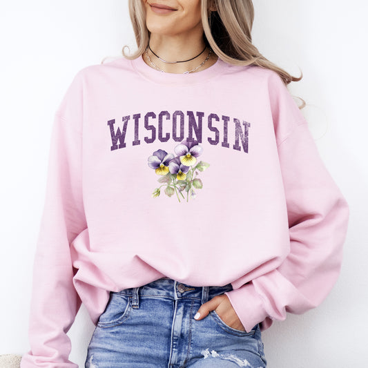 Wisconsin State Flower Sweatshirt