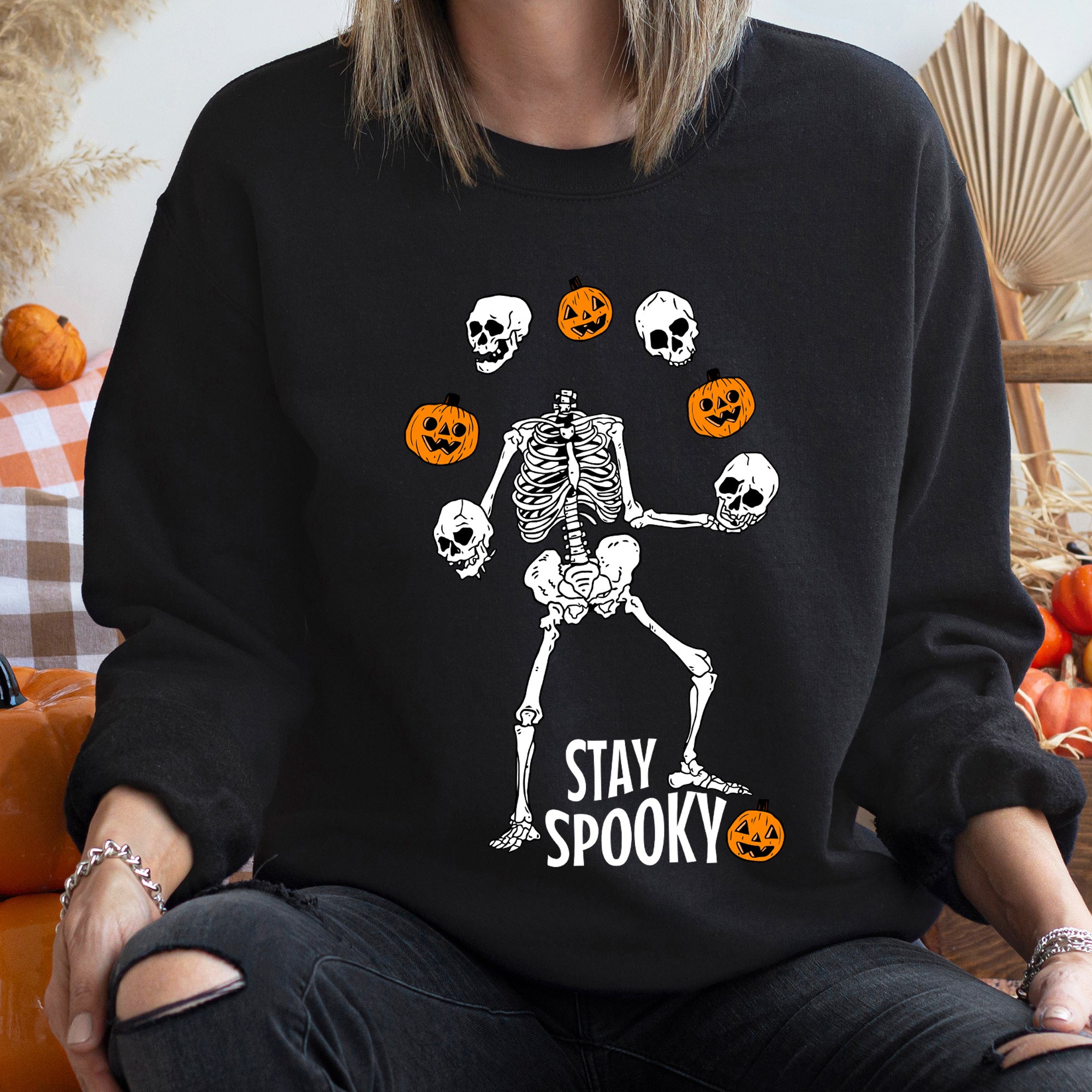 Stay Spooky Juggling Halloween Sweatshirt