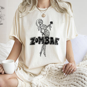 Zombae Funny Retro Halloween T-shirt