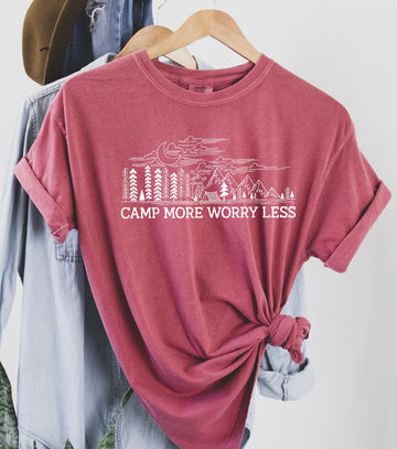 Camp More Worry Less T-Shirt