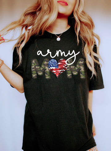 Army Mom WH T-Shirt