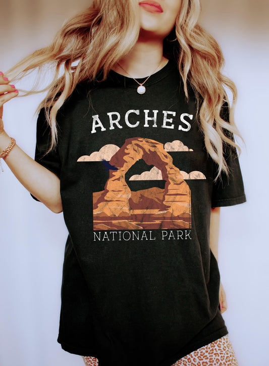 Arches National Park WH Vintage Comfort Colors Tshirt