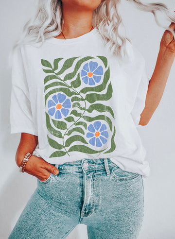 Boho Floral Vintage GR T-Shirt
