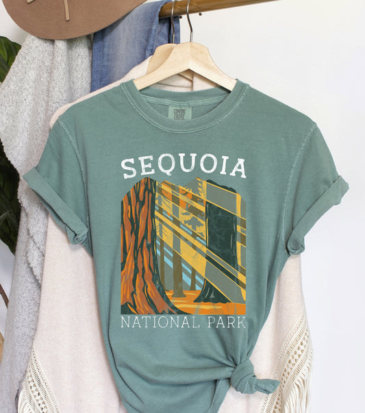 Sequoia National Park WH Vintage Comfort Colors Tshirt