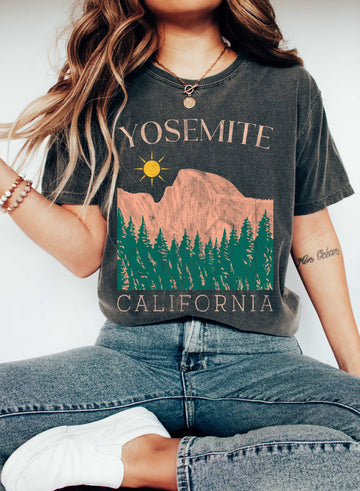 Yosemite National Park Boho Vintage T-Shirt