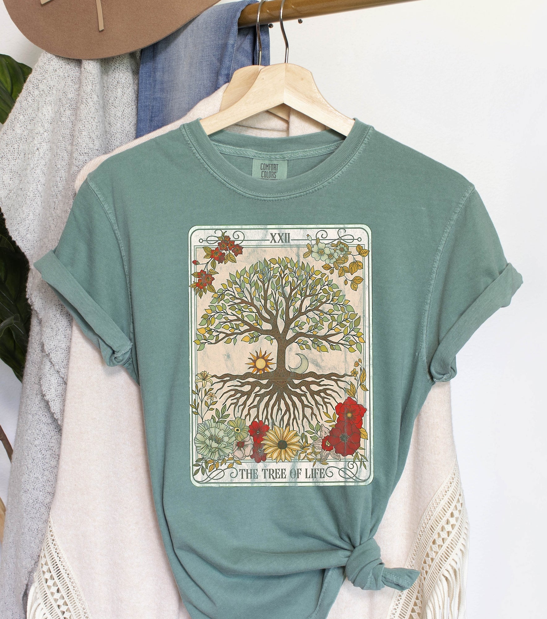 Tree Of Life Celestial Comfort Colors Tshirt