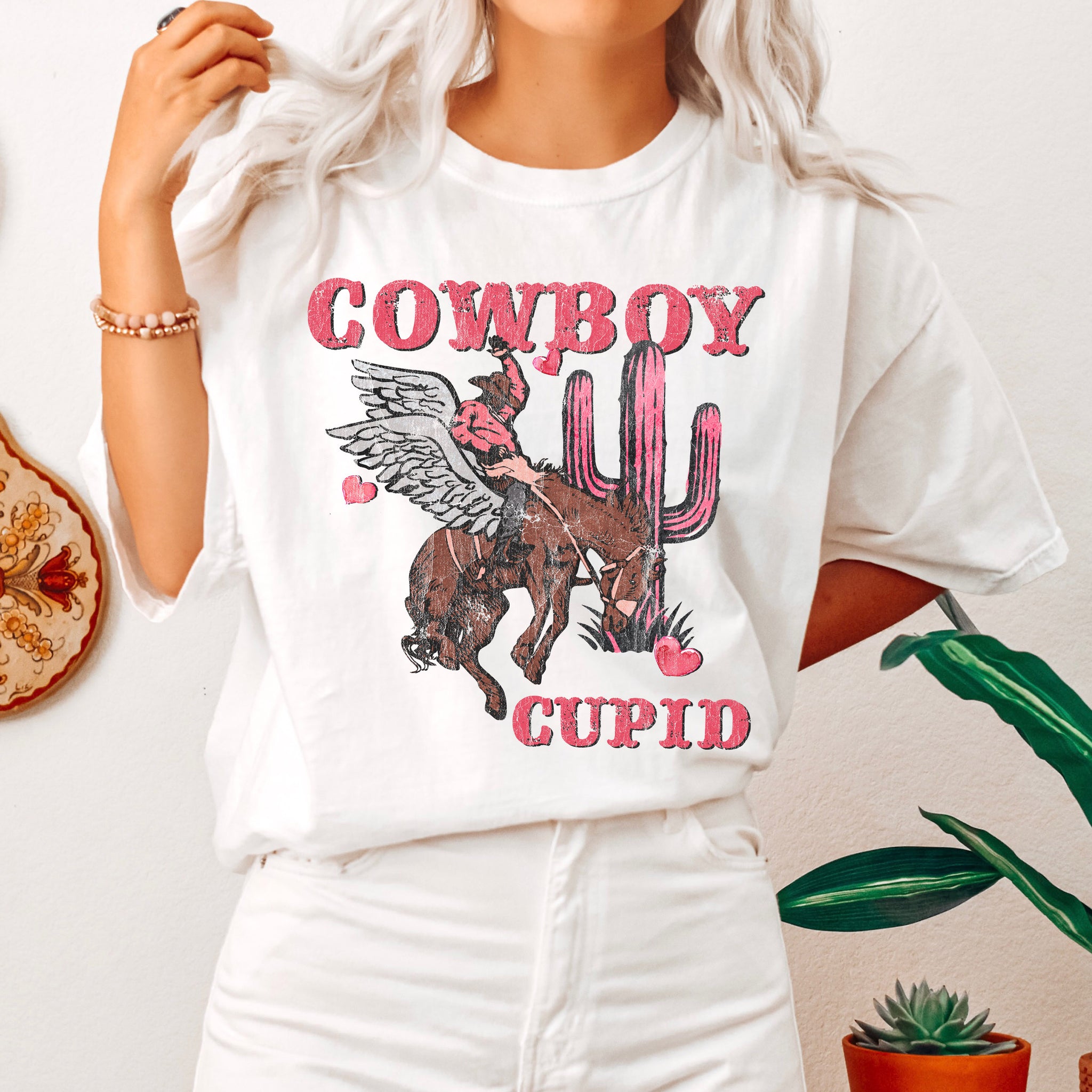 Cowboy Cupid Vintage T-Shirt