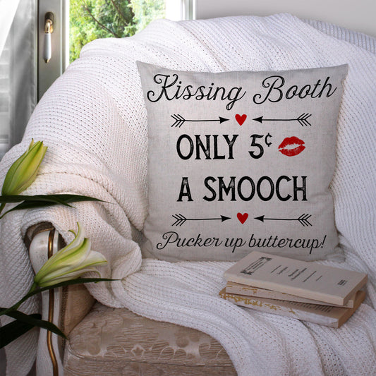 Kissing Booth -  Pillow Cover