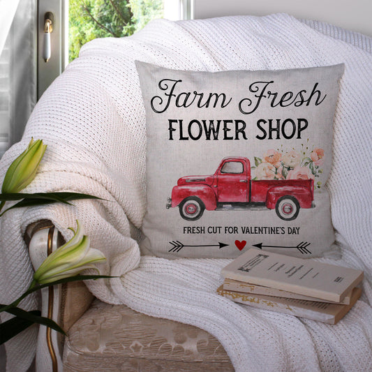 Farm Fresh Flower Shop -  Pillow Cover