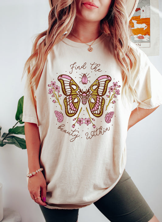 Find The Beauty Within Comfort Colors Tshirt