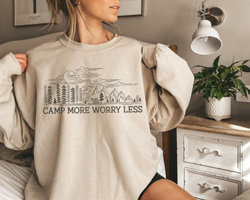 Camp More Worry Less BL Sweatshirt