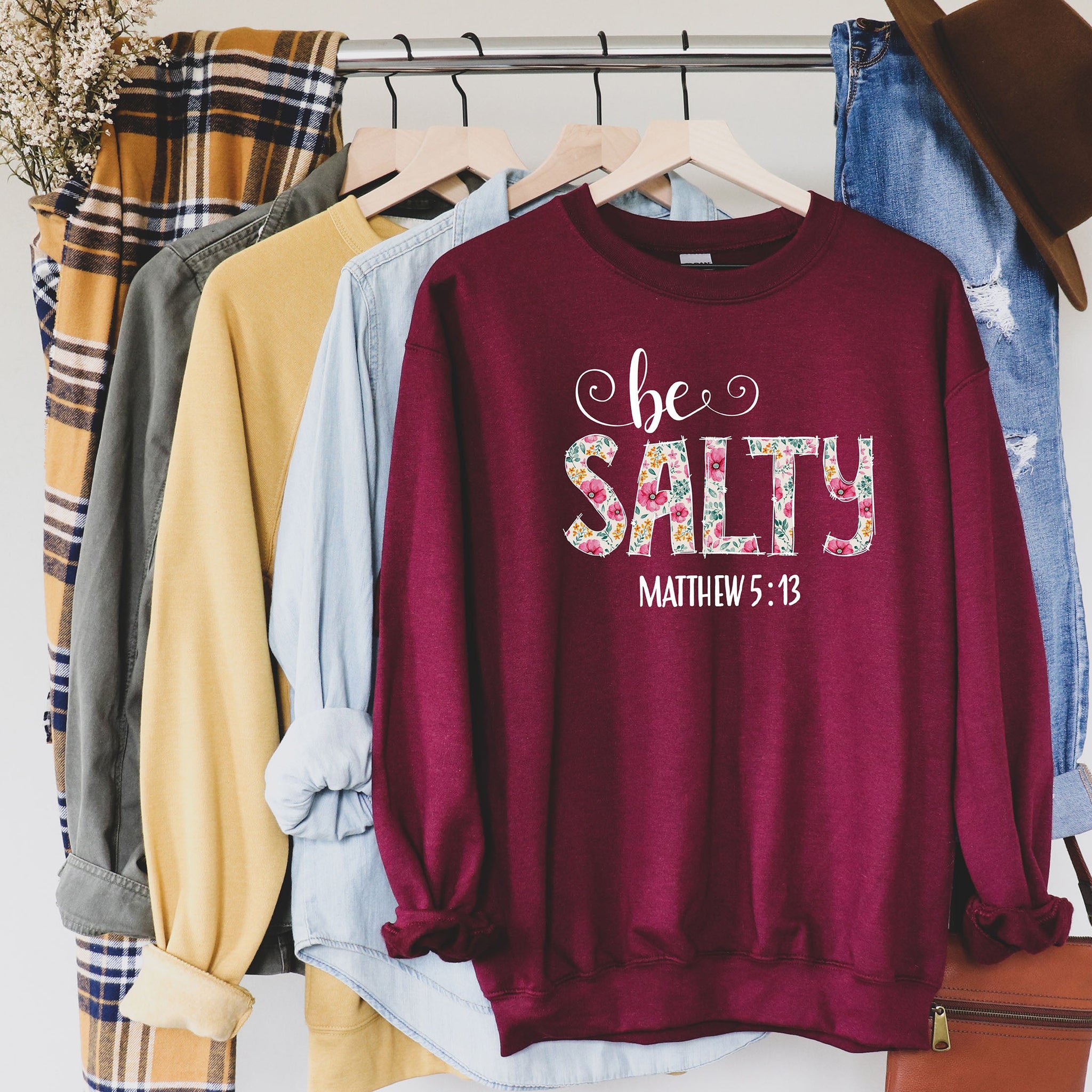 Be Salty Matthew 5:13 WH Sweatshirt