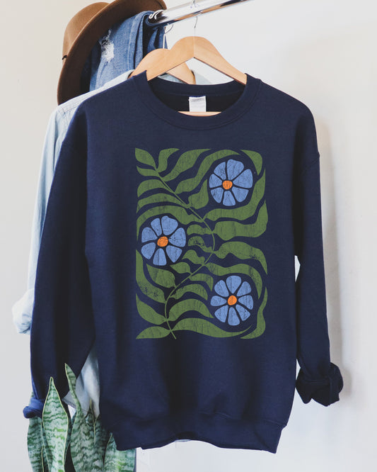 Boho Floral Vintage GR Sweatshirt