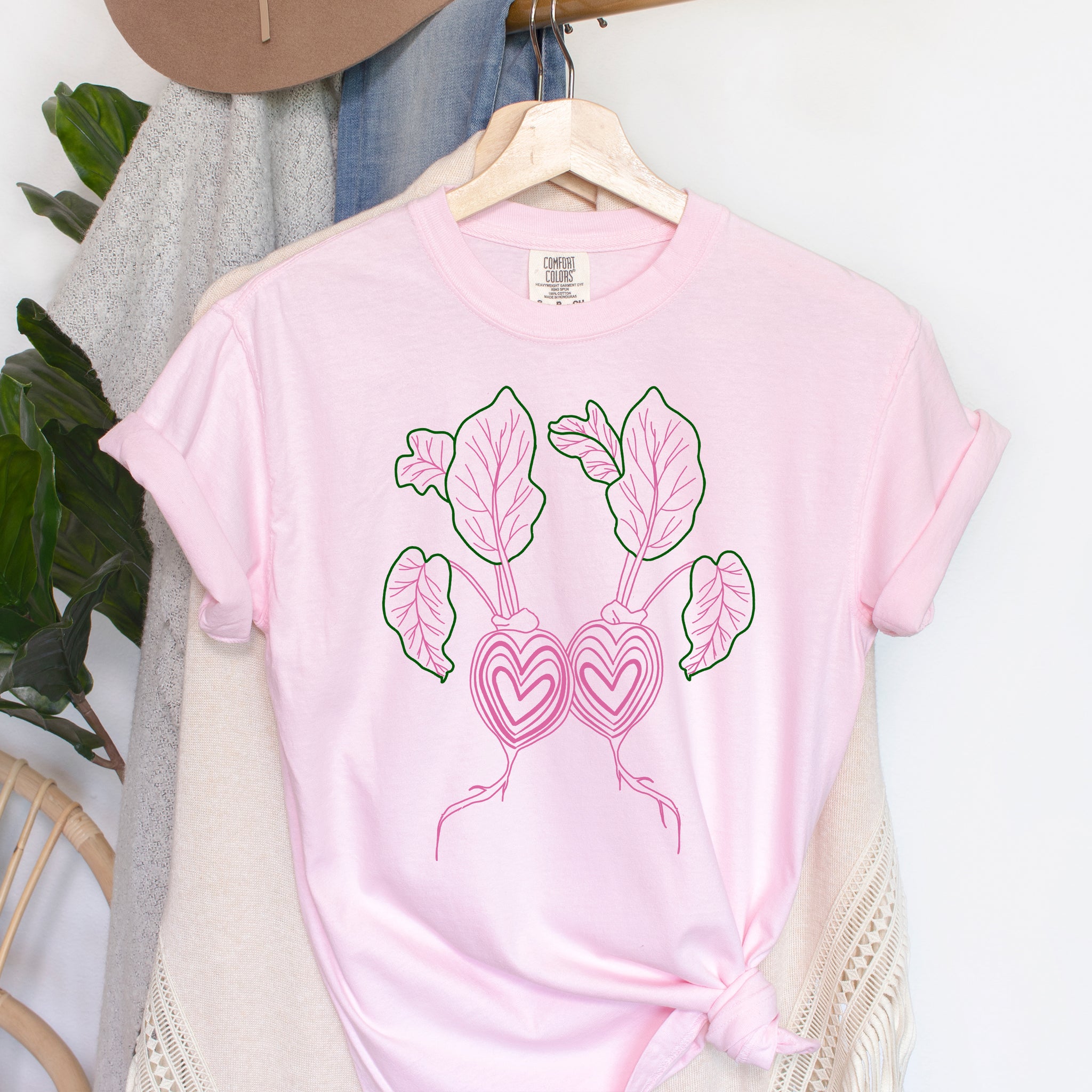 Heart Beet Vegetable Lover T-Shirt
