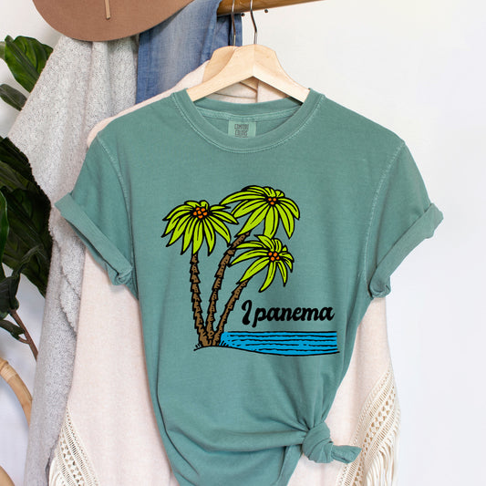 Ipanema Beach And Palms Comfort Colors Tshirt