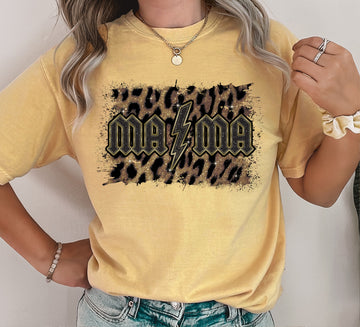Mama Leopard Music Lover T-Shirt