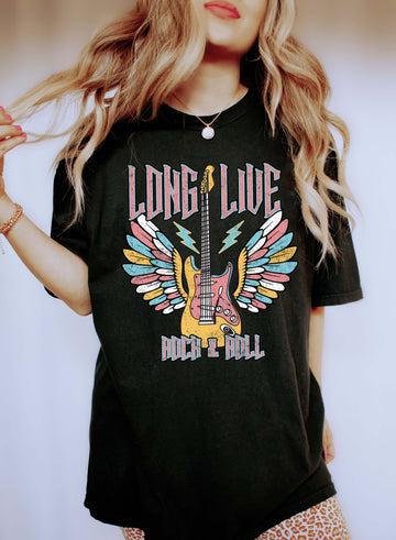 Long Live Rock & Roll Music Lover T-Shirt