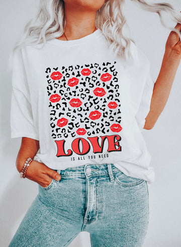 Love Is All You Need Lips T-Shirt