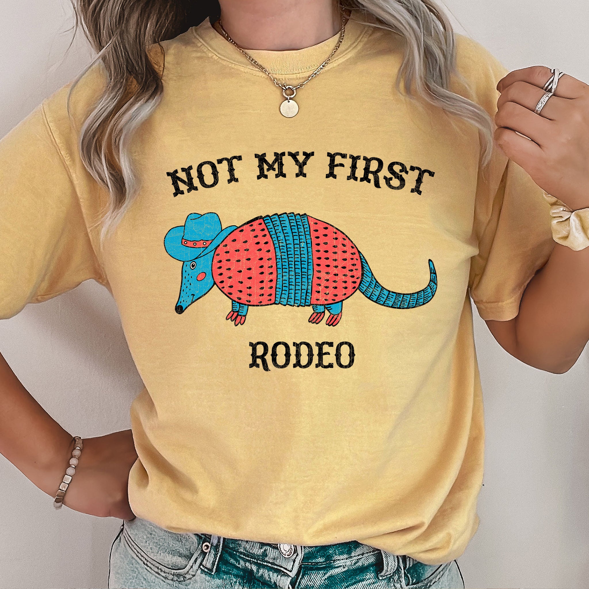 Not My First Rodeo Armadillo T-Shirt