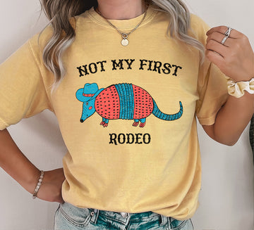 Not My First Rodeo Armadillo T-Shirt