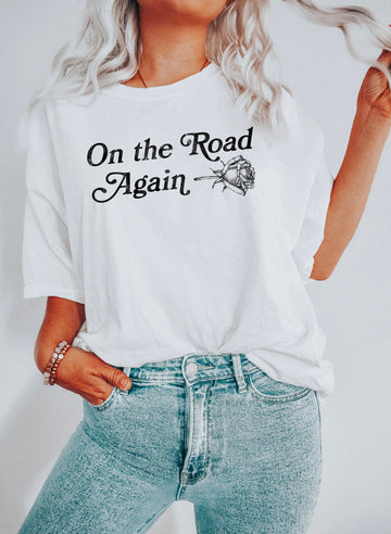 On The Road Again Country Rose T-Shirt