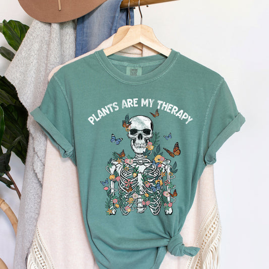 Plants Are My Therapy Comfort Colors Tshirt