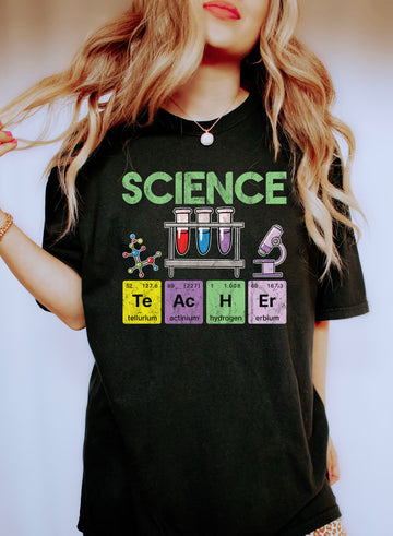 Science Teacher Periodic Elements T-Shirt
